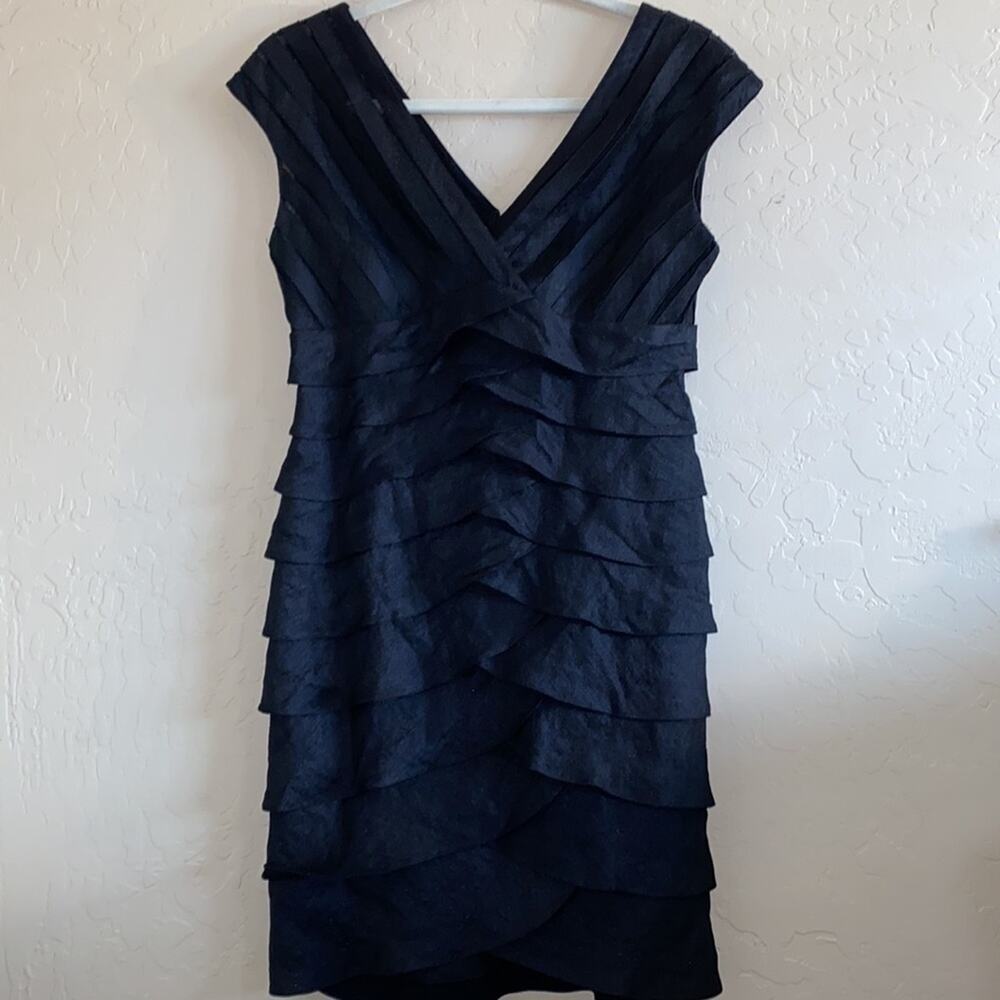 Adrianna Papell black cocktail dress